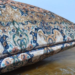 Body pillow, Oriental pillow, Pillow for bed, Throw pillow, Printed velvet, Both side, Sofa pillow, Chair pillow, Worn looking, 12512-01 image 6