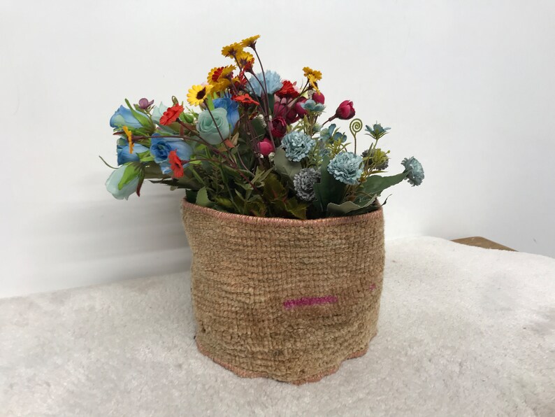 window box planter, plant pot, hanging planter, handmade planter, basket for decor, large planter, air plant pot, woven basket, PH 4112 image 7