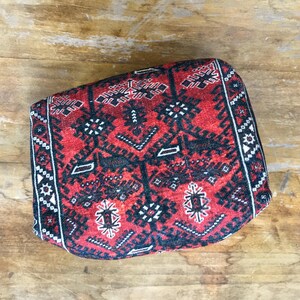 Bolsita hecha a mano, neceser de maquillaje kilim, organizador de viaje, bolso de viaje boho chic, bolso para joyas, bolso para accesorios, neceser para delineador de ojos, regalo para ella imagen 8