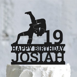 Wrestling Cake Topper,Wrestler Geburtstag Tortendeko,Geburtstag Tortendeko,Wrestler Tortendeko,Wrestlers Cake Topper,A1015