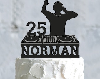 Wedding Cake Topper Dj Etsy Wedding Cake Topper Dj Etsy