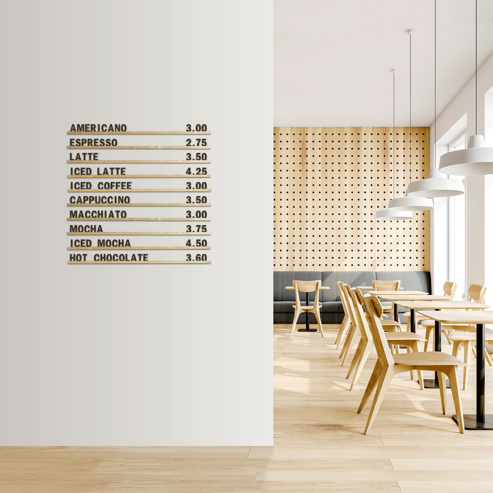 Wall Mounted Menu Board,changeable Menu Board,menu Display Board,cafe