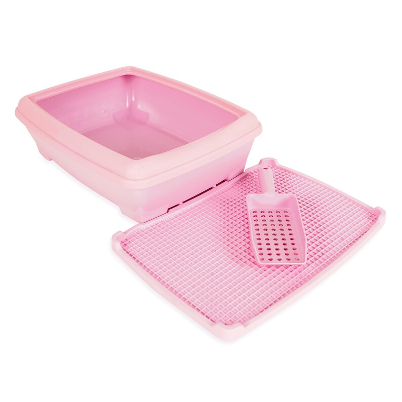 Outdoor Cat Litter Box Pan With Cat Litter Mat and Scooper Etsy