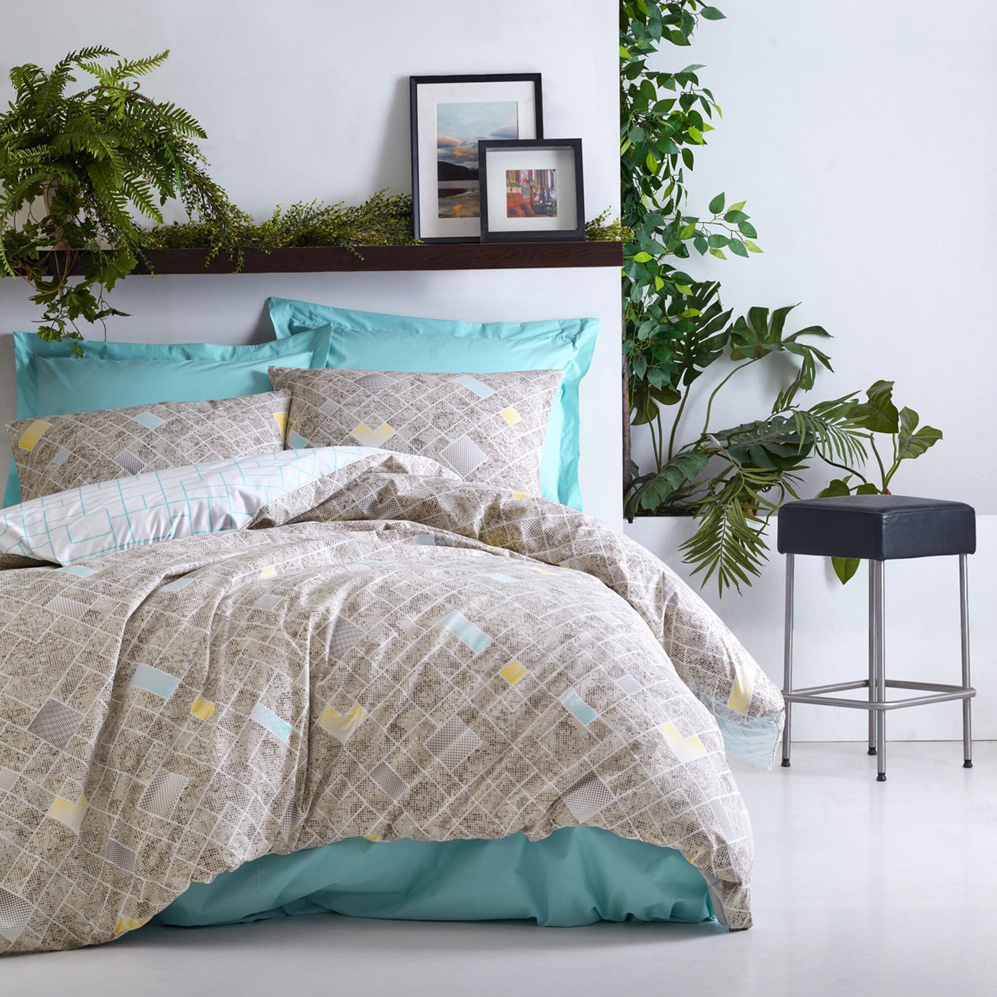 Minimal Duvet Cover Set 100 High Quality Turkish Cotton Set Etsy