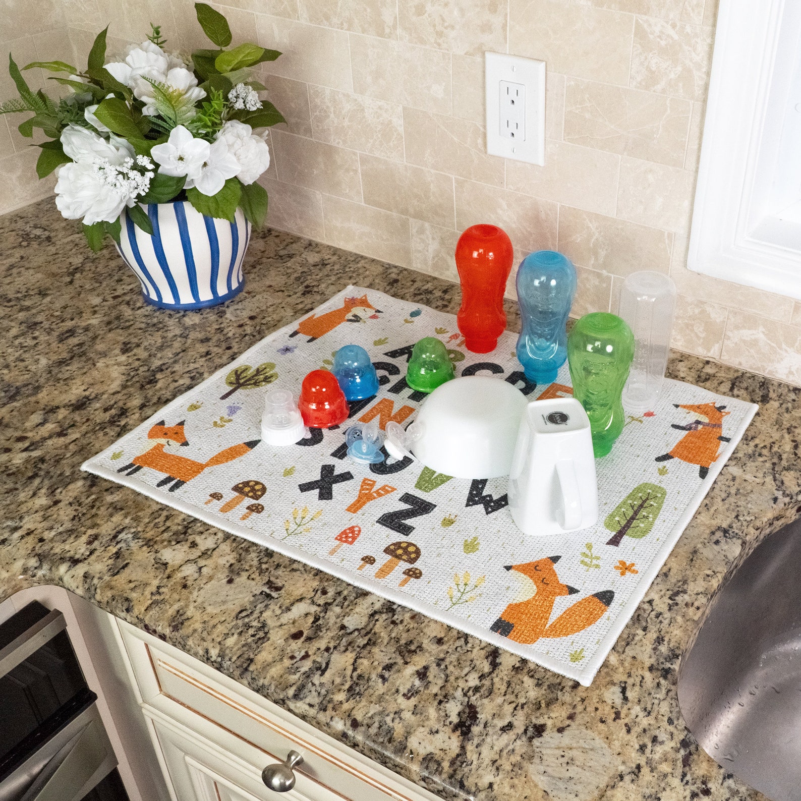 Large Dish Drying Mat for Kitchen Counter Superabsorbent Etsy UK