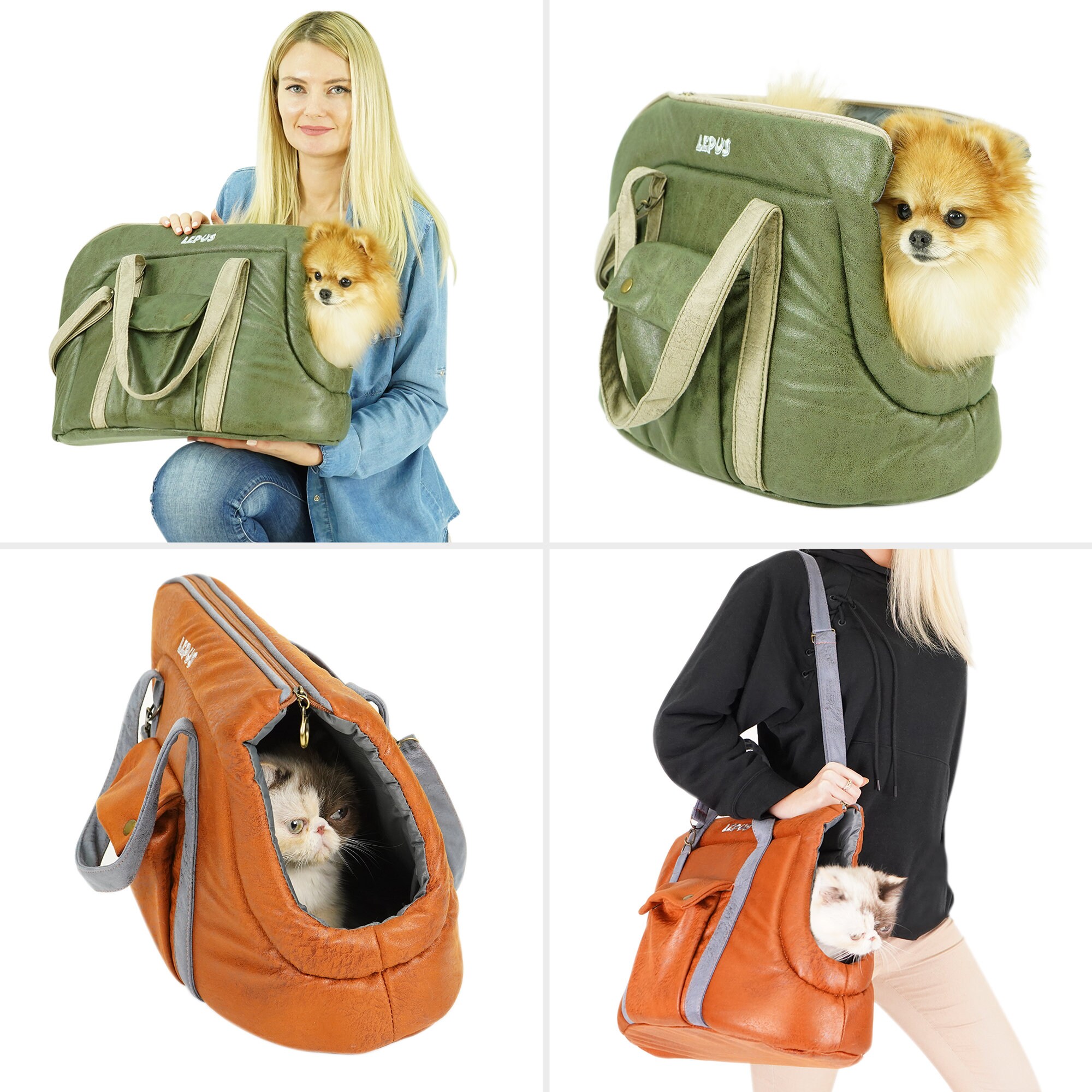 Small Pet Carrier for Small Dogs and Cats Washable Semiopen Etsy