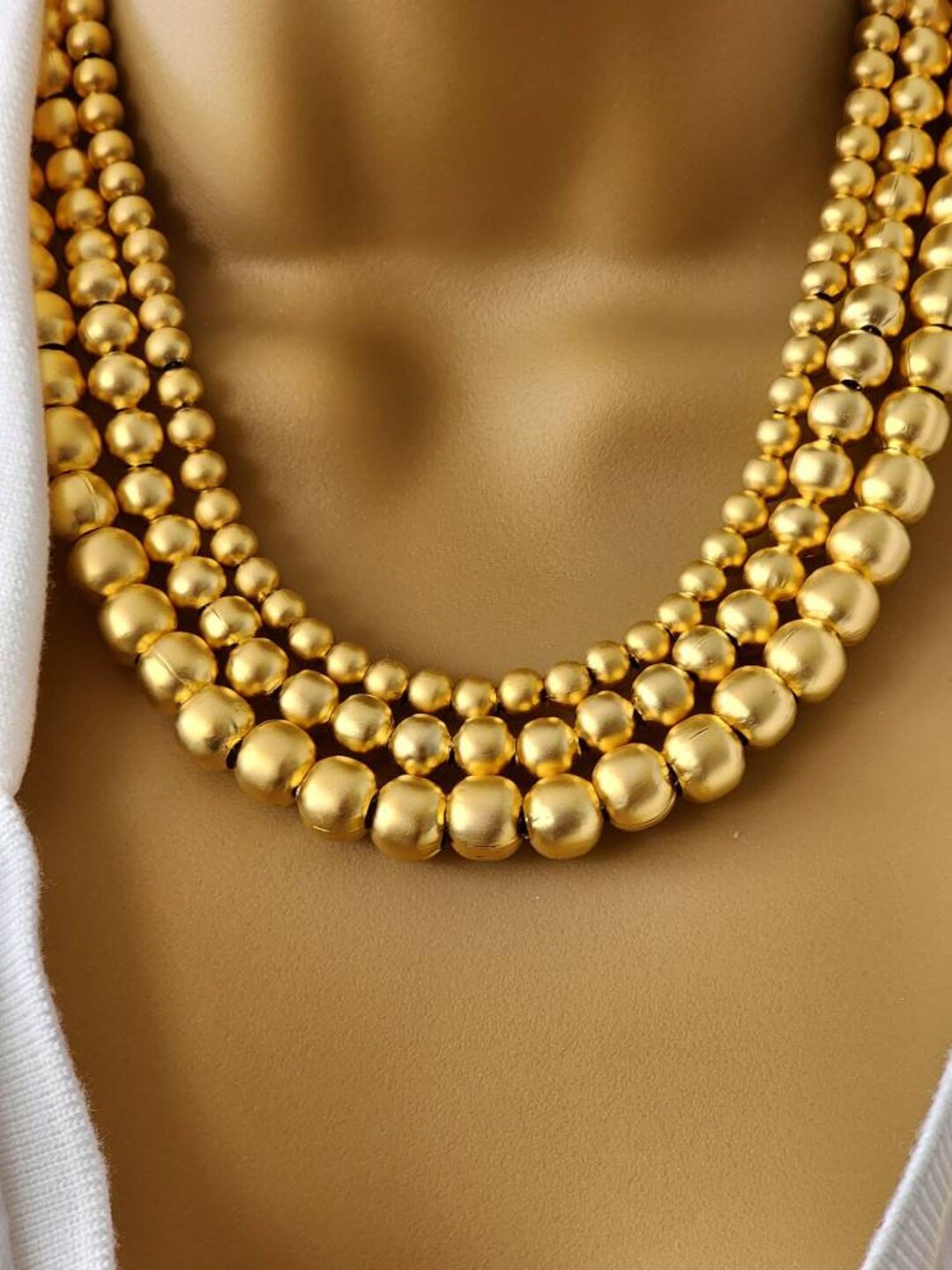 ★関税込★Numbering★GOLD BALL PEARL NECKLACE #9714★ ☆関税込☆Numbering☆GOLD BALL PEARL NECKLACE #9714☆