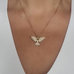 Eagle zicon pendant necklace,zircon pendant necklace, eagle necklace,gold plated  pendant necklace,silver plated pendant necklace