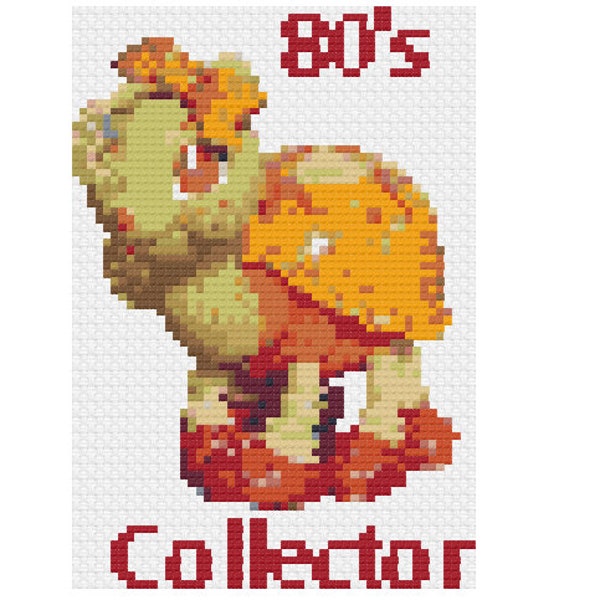 Keypers Ladybird 80's Toy Collector Cross Stitch Pattern