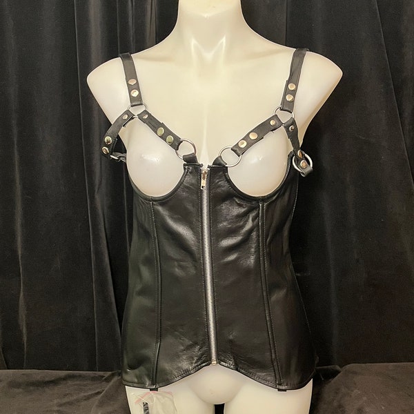 Strappy Sheer Nurse Costume Set | Crotchless Open Cup Bustier main image 1