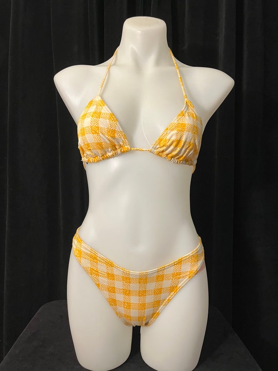 RARE Vintage 90s KILLER LOOP- Sunshine yellow ging