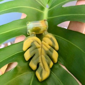 Monstera  leaf pendant