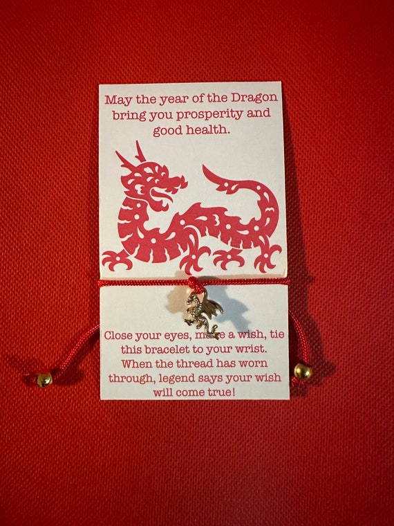 2024 Year of the Dragon Good Luck Gift Box Zodiac Year Red