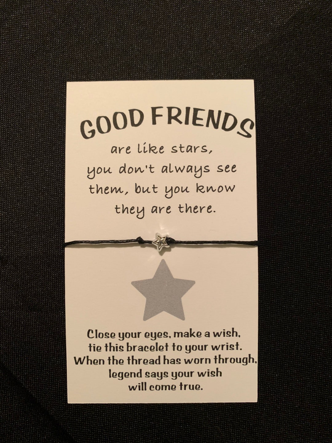 Friendship Wish Bracelets Wish Bracelets Miss You Personalized Thinking