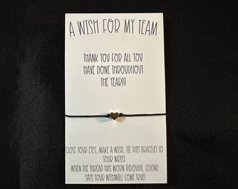 A Wish for My Staff Employee Appreciation Gift Thank You - Etsy