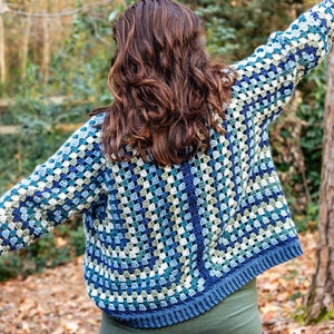 Granny Hexagon Cardigan Crochet Pattern - Easy Hexi Cardi Pattern for Beginners