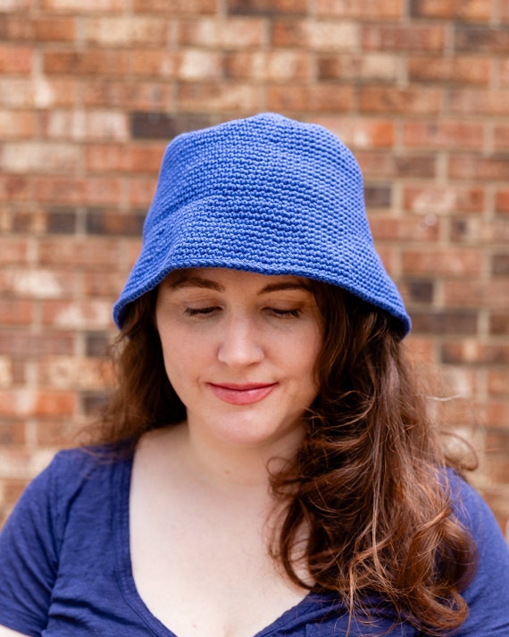 Easy Cotton Crochet Bucket Hat Pattern With Brim (PDF  display picture 1