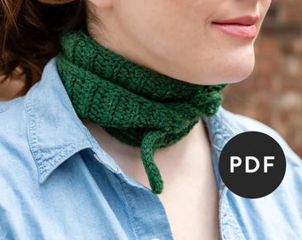 Crochet Mini Scarf Pattern – Easy DK Yarn Beginner Project (PDF Pattern)