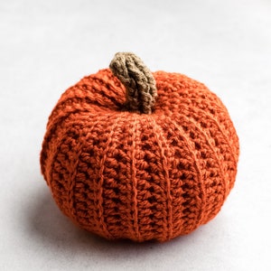 Easy Crochet Pattern for a Rustic Style Farmhouse Pumpkin Fall Pumpkin Crochet Pattern for Beginners Halloween and Thanksgiving Crochet image 2