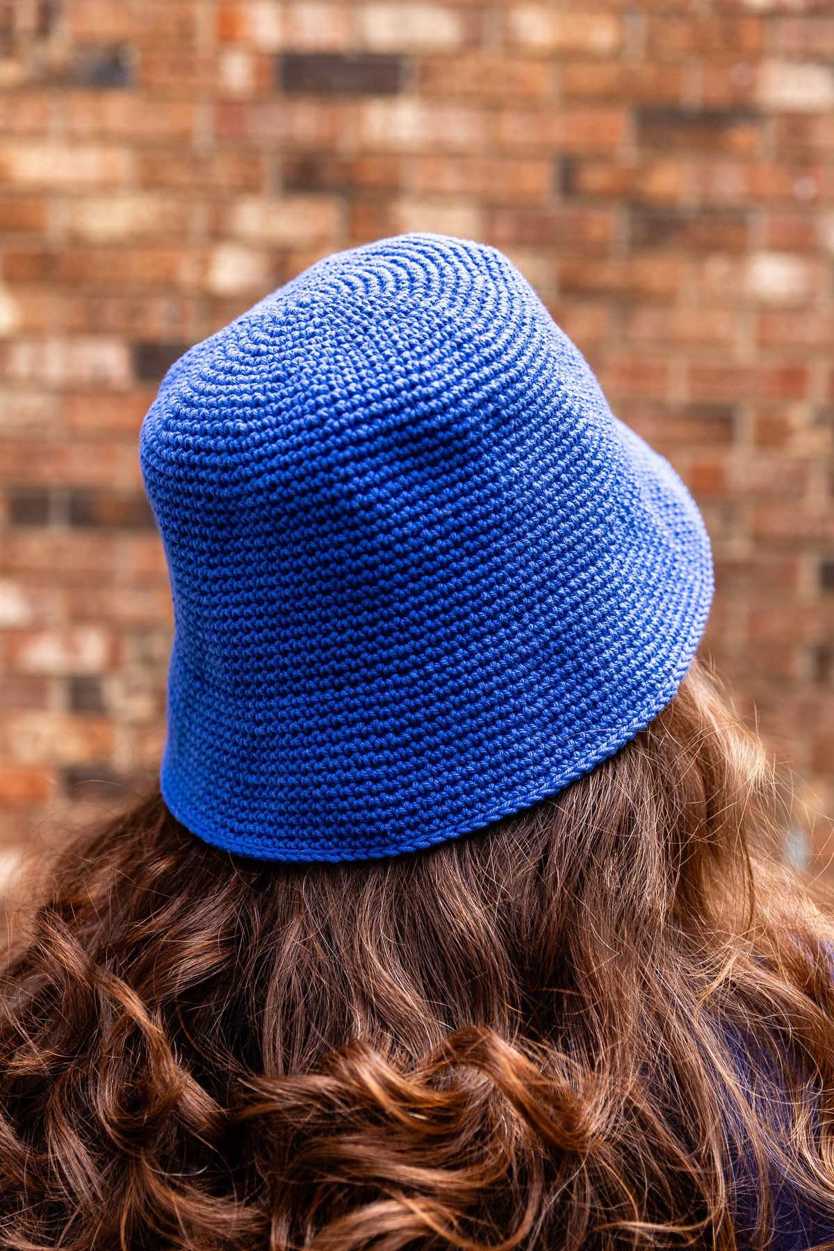 Easy Cotton Crochet Bucket Hat Pattern with Brim