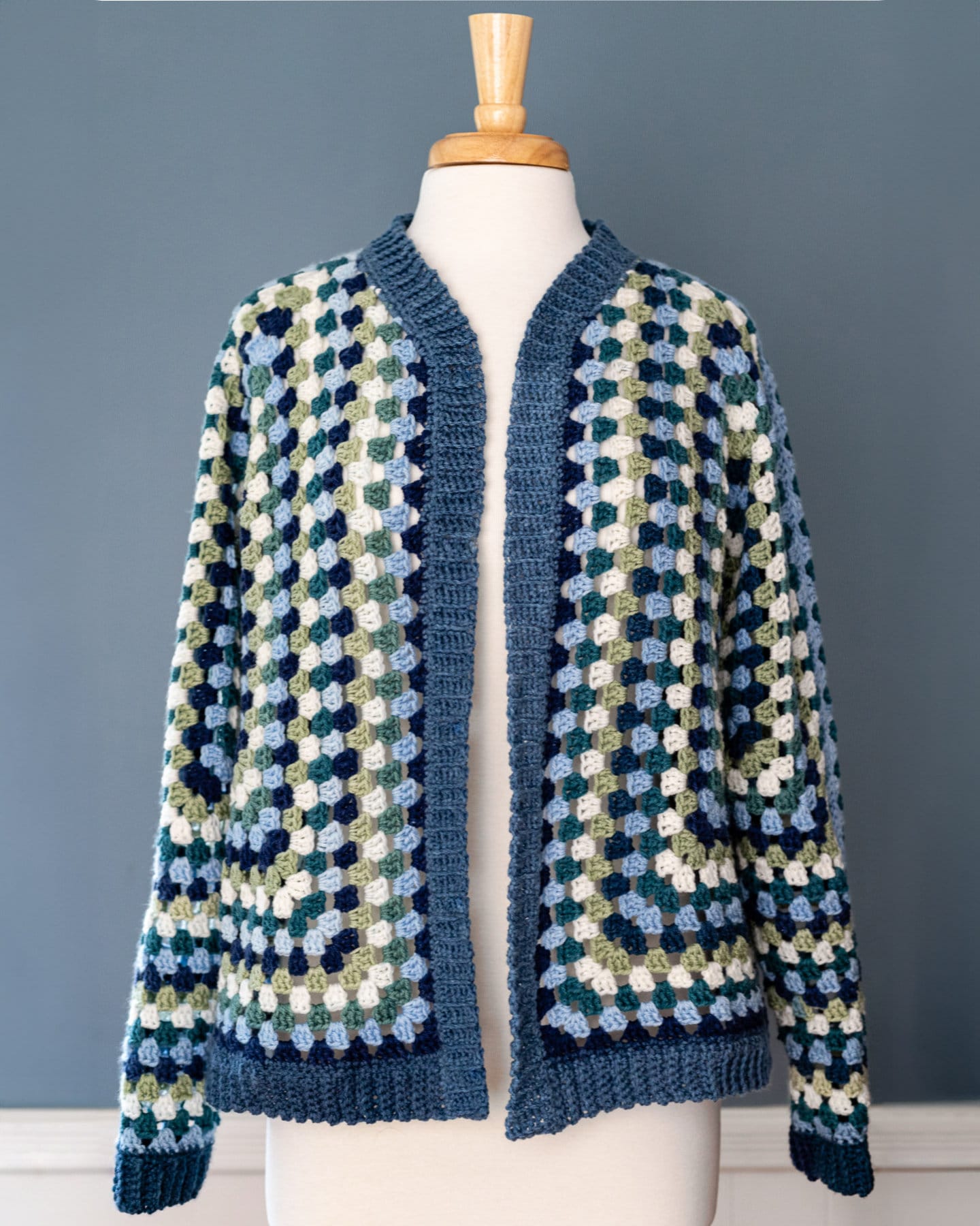 Granny Hexagon Cardigan Crochet Pattern - Easy Hexi Cardi Pattern