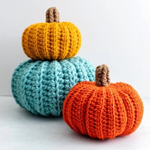 Easy Crochet Pattern for a Rustic Style Farmhouse Pumpkin Fall Pumpkin Crochet Pattern for Beginners Halloween and Thanksgiving Crochet image 6