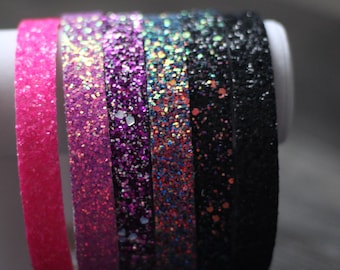 Neon pink purple black orchid-glitter sparkly hard headband-women girls kids toddler beautiful hair accessory, stocking stuffer, grandkid