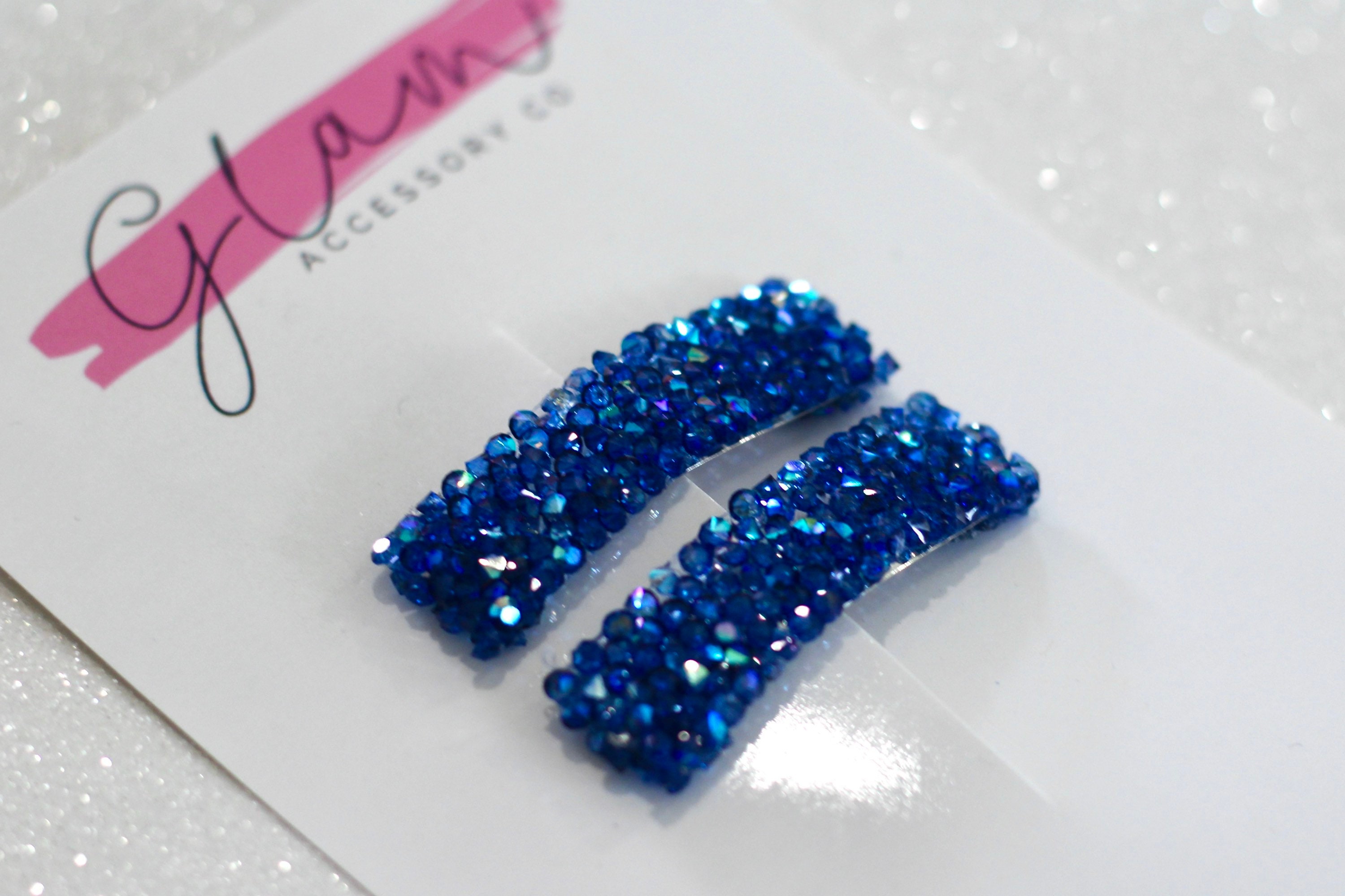 Blue Rhinestone Hair Accessories - Etsy