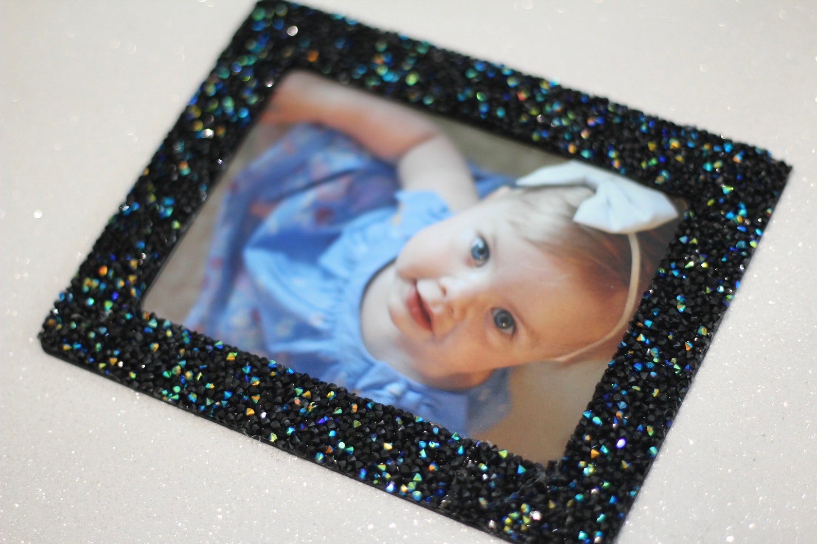 Magnetic magnet rhinestone photo picture | Etsy