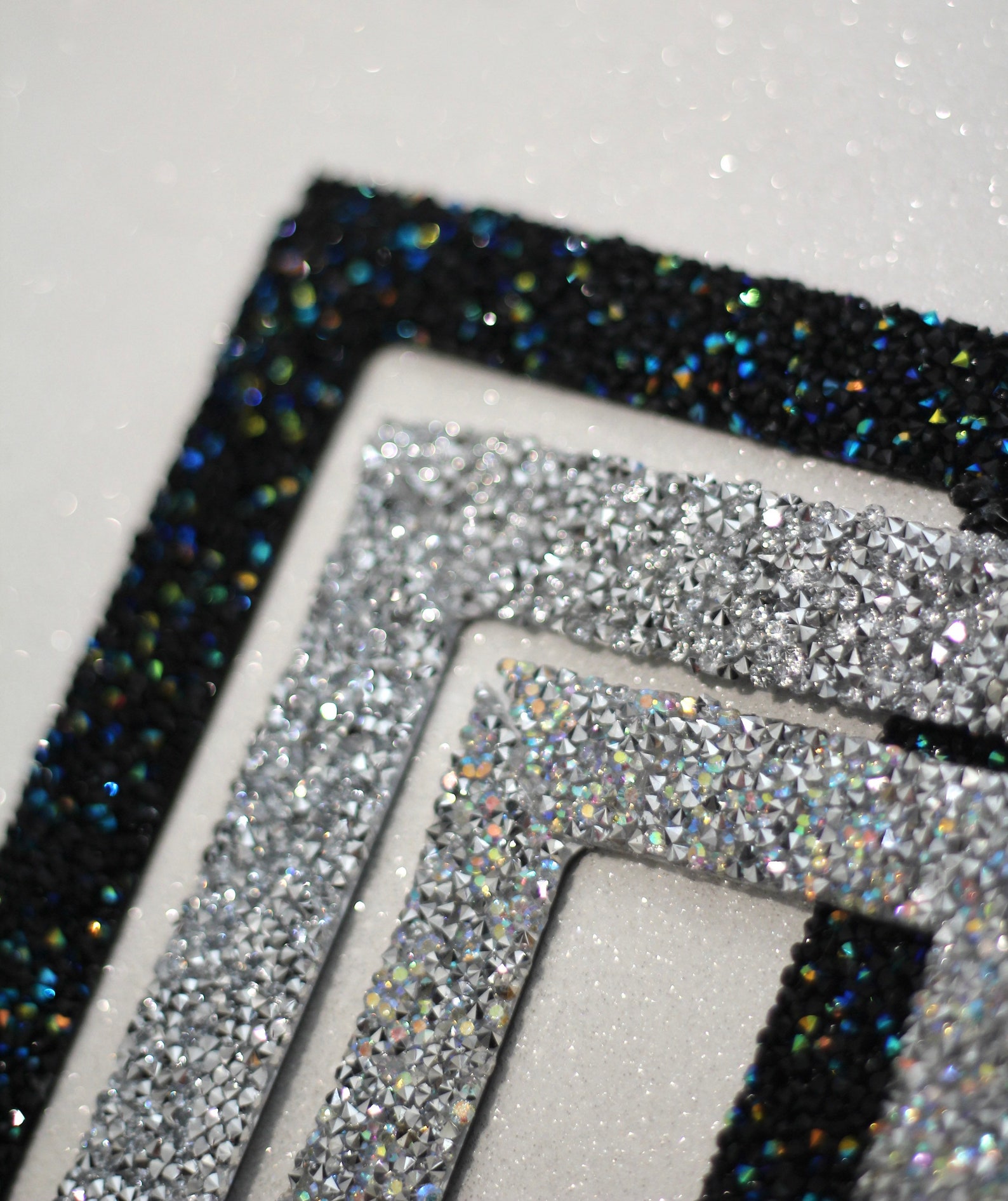 Magnetic magnet rhinestone photo picture | Etsy