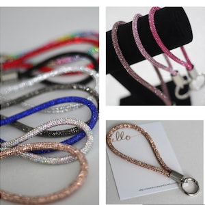 Pulsera de diamantes de imitación negros, plateados y rojos, regalo único para mamás y damas de honor, llavero brillante, pulsera, llavero, anillo FOB, coche nuevo, mujer, hermana, lujo