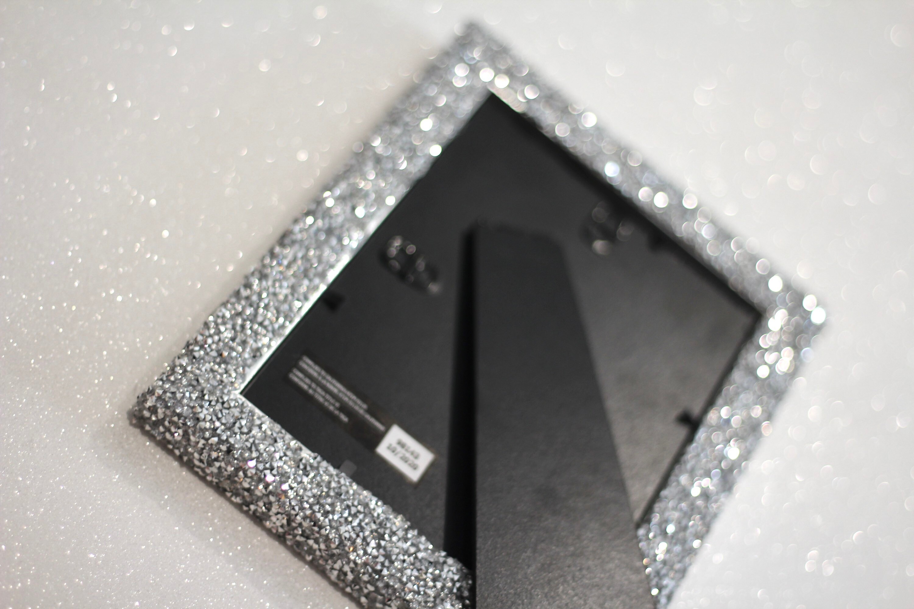 Silverblackrhinestone bling picture photo framewedding Etsy