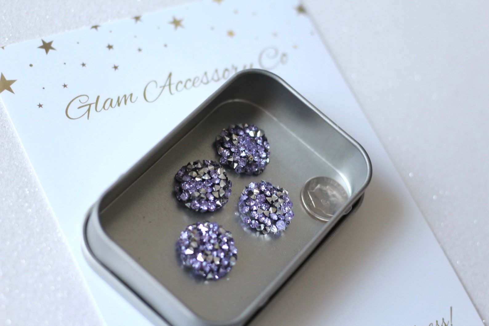 Mini Rhinestone Fridge Magnet Set-photo | Etsy