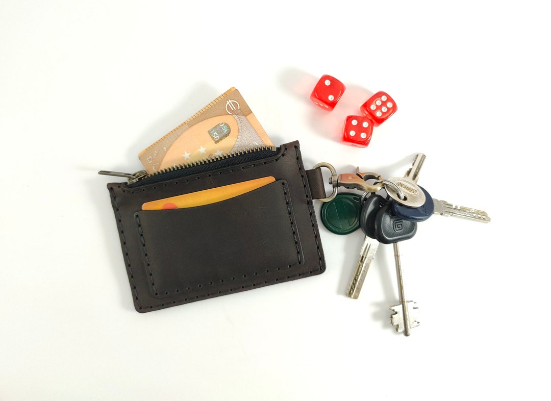 Keychain Card Holder, Personalised Keyring Wallet, Wallet Keychain ...