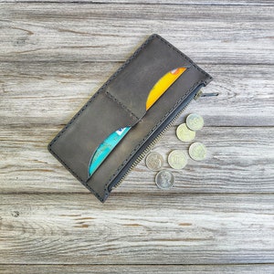 Long Wallet, Mens Leather Wallet, Personalized Long Wallet, Gift for Him, Anniversary Gift For Him, Groomsman Gift, Fathers Day Gift