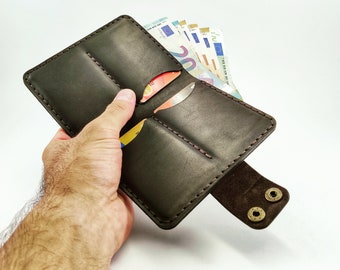 Engraved Wallet, Leather Wallet,Custom Wallet,Boyfriend Gift for Men,Gift for Dad,Anniversary Gift for Him,Personalized Wallet,Mens Wallet