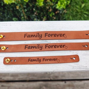 Custom Leather Bracelet, Personalized Leather Bracelet, Dad Gifts with Kids Name, New Dad Bracelet, Fathers Day Gift, Husband Gift