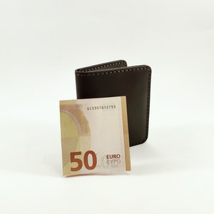 Handmade wallet for men, Slim Leather Wallet, Personalized Bifold Wallet, Fathers day gift