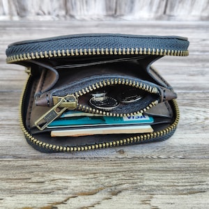 Carteira de couro Carteira de couro masculina Carteira de bolso Bolsa carteira pequena Carteira de couro feminina Carteira minimalista Carteira de couro pequena