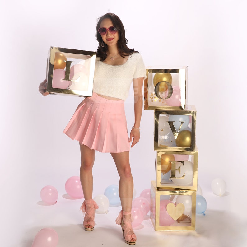 Personalized Custom Gold Letters or Letter Boxes for Gender Etsy