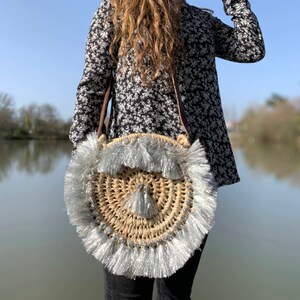 Sac en paille pompon Etsy France