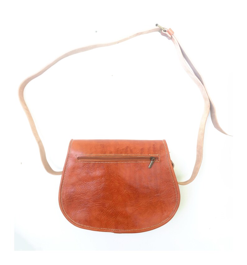 CONTACT'S FAMILY Sac Bandoulière Cuir Véritable Pleine Fleur Pour MacBook Pro 14.2" – Élégant Et Fonctionnel (Café)