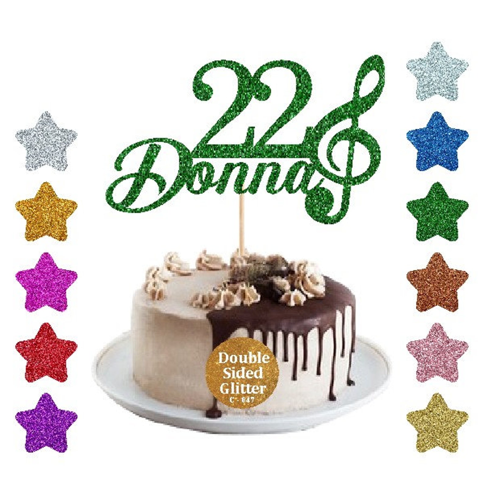 MUSIC CAKE TOPPER Musical Notes Cake Topper Musician Etsy