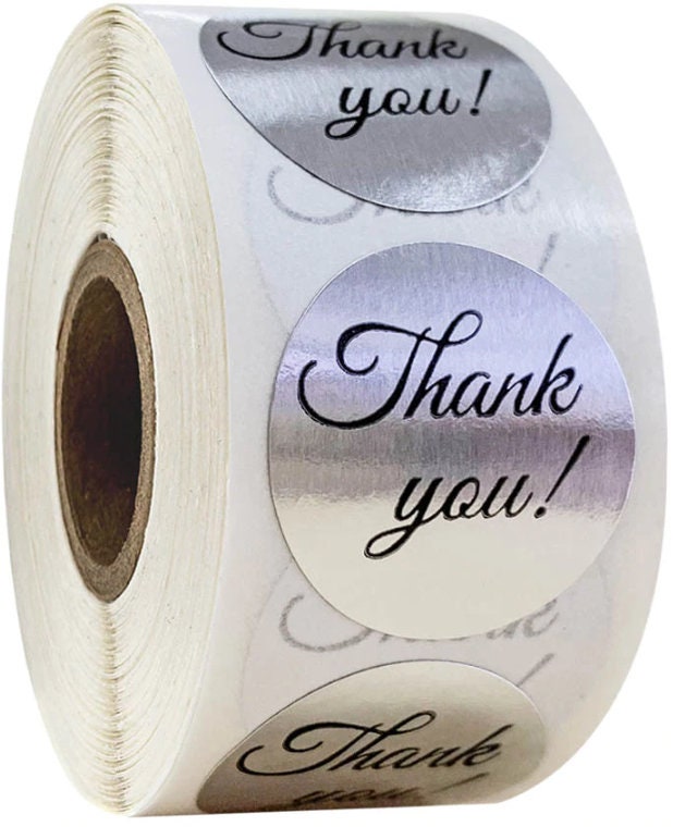 Thank You Stickers Thank You for Your Purchase Label Thank You - Etsy UK