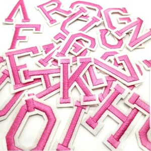 Colourful Letters Alphabet Color Letter Patch Patches Clothes Iron on ...
