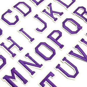 Colourful Letters Alphabet Color Letter Patch Patches Clothes Iron on ...