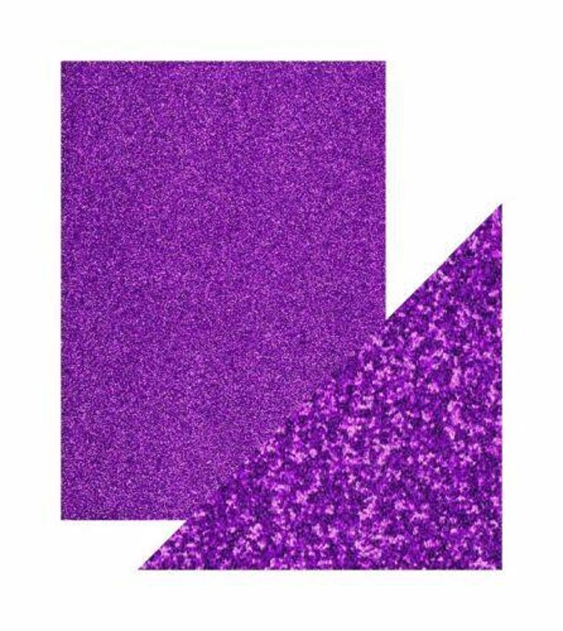 Sparky A4 Glitter Cardstock 350gsm Double Sided Non Shed Premium Craft Paper for Kids Projects Card Making Art image 10