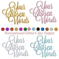 Customised Glitter Cake Topper Personalised Any Words Name Age Cake Toppers Custom Birthday Party Decoration Any Words Toppers product logo