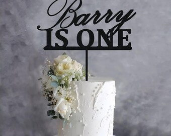 Wooden First Birthday Cake Topper with Name One Two Any Age Cake Topper Kids Party Decor Custom Birthday Wooden Cake Topper Party Decor UK