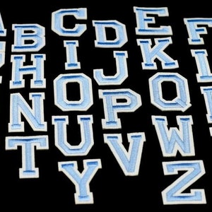 Colourful Letters Alphabet Color Letter Patch Patches Clothes Iron on ...